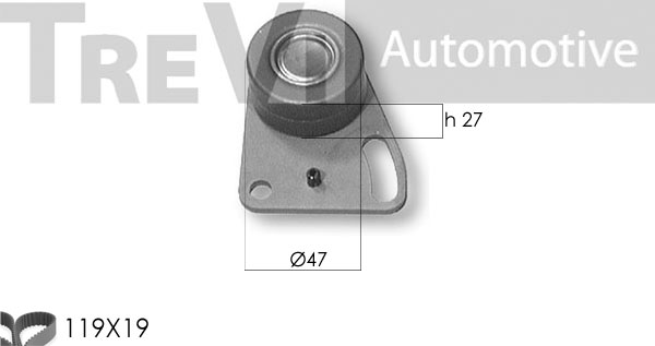 Set curea de distributie KD1118 TREVI AUTOMOTIVE