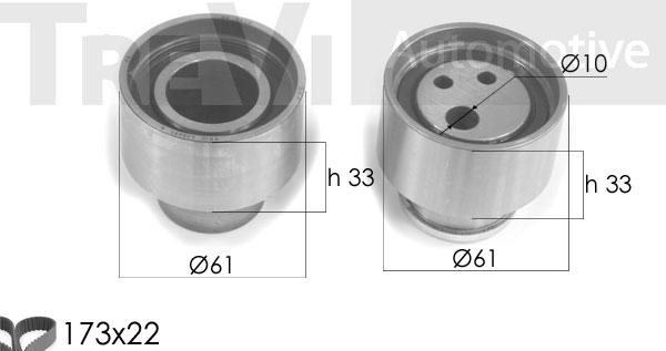 Set curea de distributie KD1131 TREVI AUTOMOTIVE