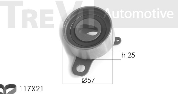 Set curea de distributie KD1140 TREVI AUTOMOTIVE