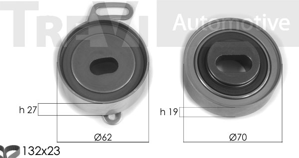 Set curea de distributie KD1344 TREVI AUTOMOTIVE