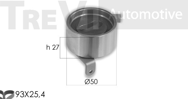 Set curea de distributie KD1362 TREVI AUTOMOTIVE