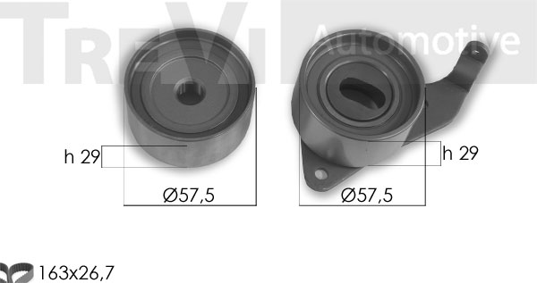 Set curea de distributie KD1403 TREVI AUTOMOTIVE
