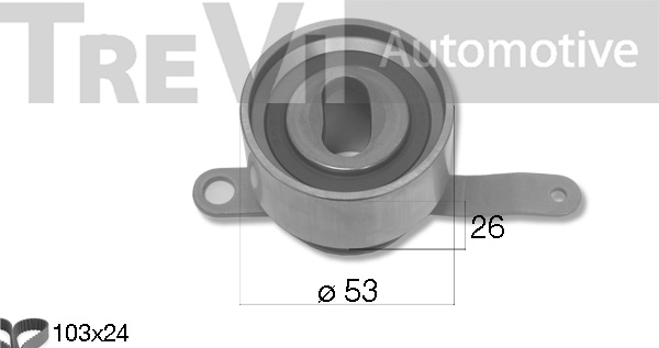 Set curea de distributie KD1482 TREVI AUTOMOTIVE