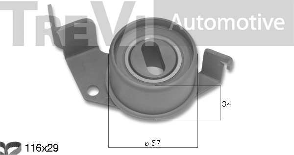 Set curea de distributie KD1499 TREVI AUTOMOTIVE