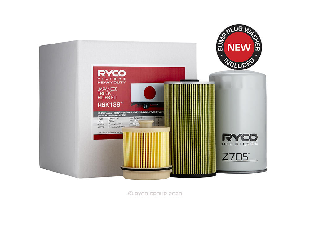 Set filtre RSK138 RYCO