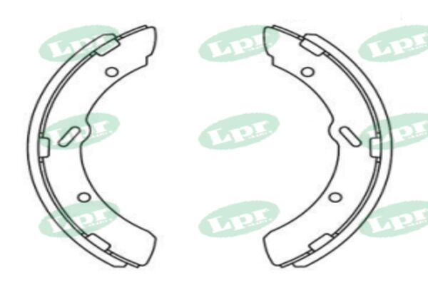 Set saboti frana 01104 LPR-CN