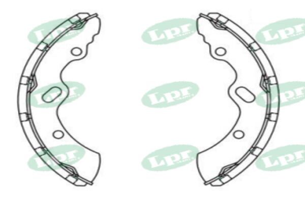 Set saboti frana 01105 LPR-CN