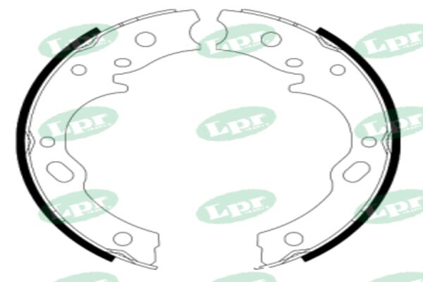 Set saboti frana 01127 LPR-CN