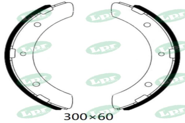 Set saboti frana 01205 LPR-CN