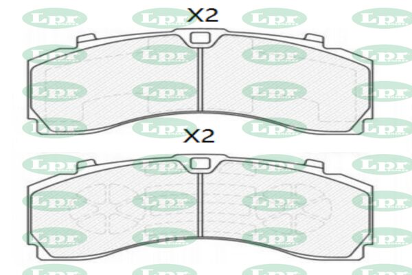 Set placute frana,frana disc 05P1777 LPR-CN