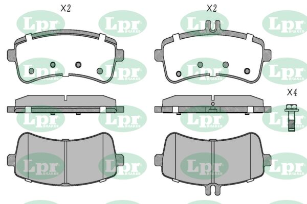 Set placute frana,frana disc 05P1970 LPR-CN