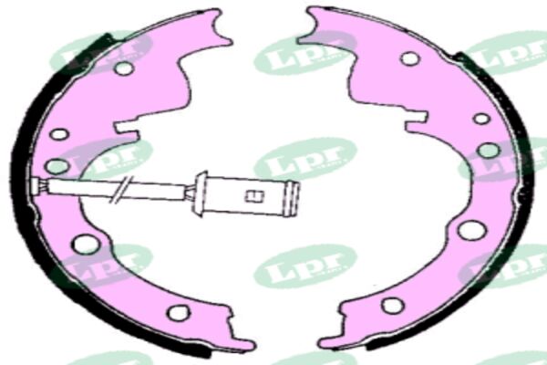 Set saboti frana 06060 LPR-CN