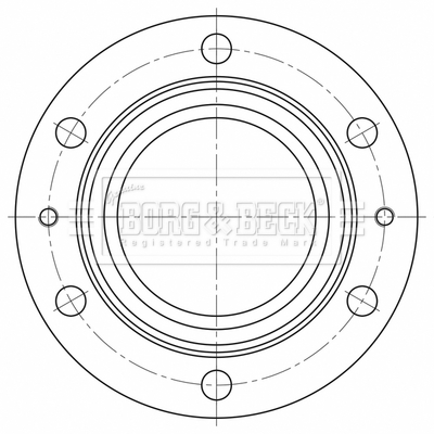 Disc frana BBD32592 BORG & BECK