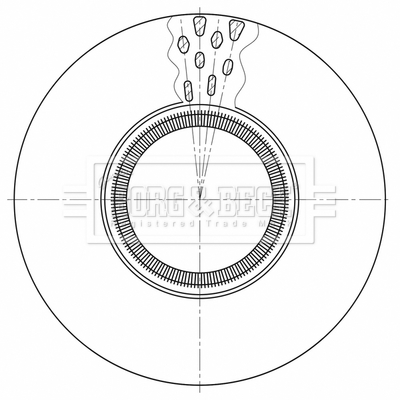 Disc frana BBD32599 BORG & BECK
