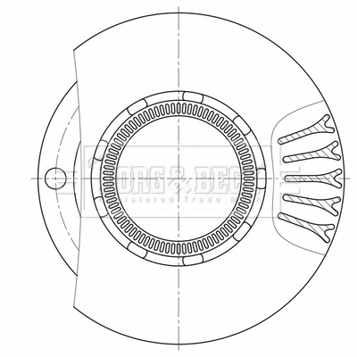 Disc frana BBD32602 BORG & BECK