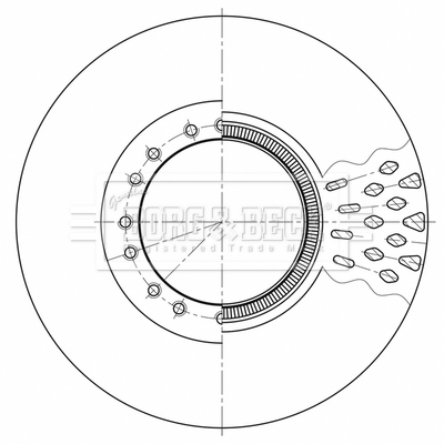 Disc frana BBD32605 BORG & BECK