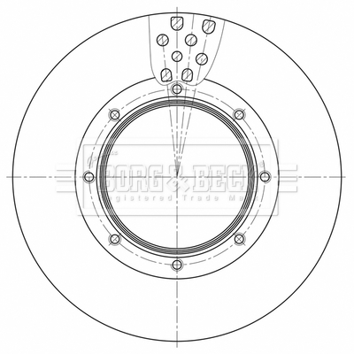 Disc frana BBD32611 BORG & BECK
