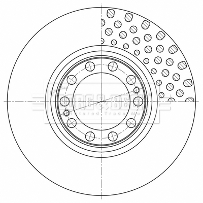 Disc frana BBD32618 BORG & BECK