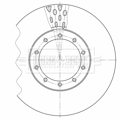 Disc frana BBD32627 BORG & BECK