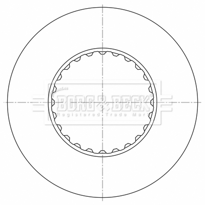 Disc frana BBD32628 BORG & BECK