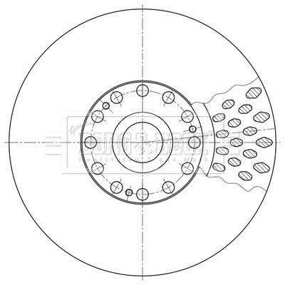 Disc frana BBD32629 BORG & BECK