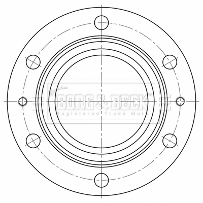 Disc frana BBD32630 BORG & BECK