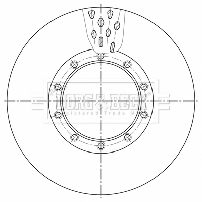 Disc frana BBD32631 BORG & BECK