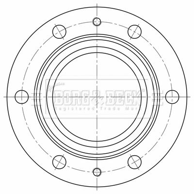 Disc frana BBD32633 BORG & BECK