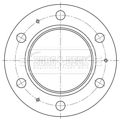 Disc frana BBD32636 BORG & BECK