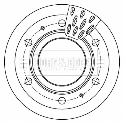 Disc frana BBD32659 BORG & BECK