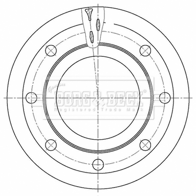 Disc frana BBD32662 BORG & BECK
