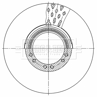 Disc frana BBD32663 BORG & BECK
