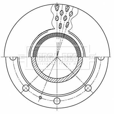 Disc frana BBD32664 BORG & BECK