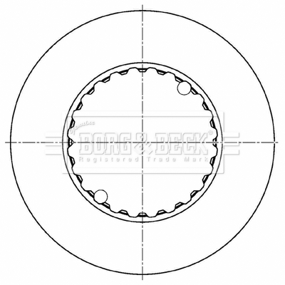 Disc frana BBD32668 BORG & BECK
