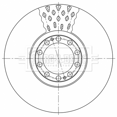 Disc frana BBD32793 BORG & BECK