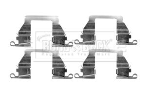 Set accesorii, placute frana BBK1569 BORG & BECK
