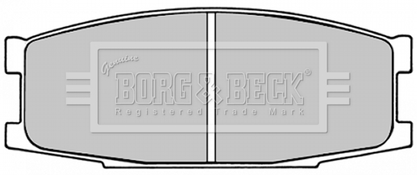 Set placute frana,frana disc BBP1330 BORG & BECK