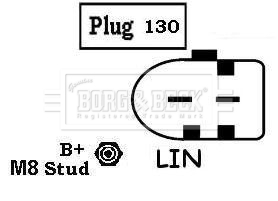 Generator / alternator BBA3031 BORG & BECK
