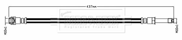 Furtun frana BBH7494 BORG & BECK