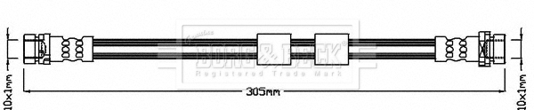 Furtun frana BBH8369 BORG & BECK