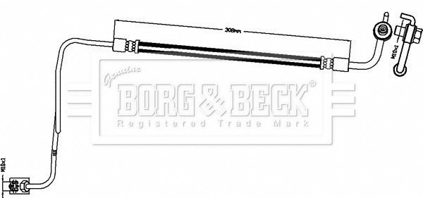 Furtun frana BBH8494 BORG & BECK