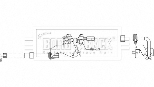 Furtun frana BBH8534 BORG & BECK