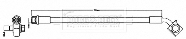 Furtun frana BBH8692 BORG & BECK