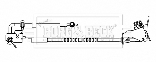 Furtun frana BBH8849 BORG & BECK