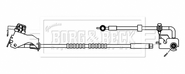 Furtun frana BBH8850 BORG & BECK