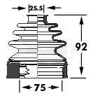 Ansamblu burduf, articulatie planetara BCB6117 BORG & BECK
