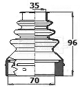 Ansamblu burduf, articulatie planetara BCB6141 BORG & BECK