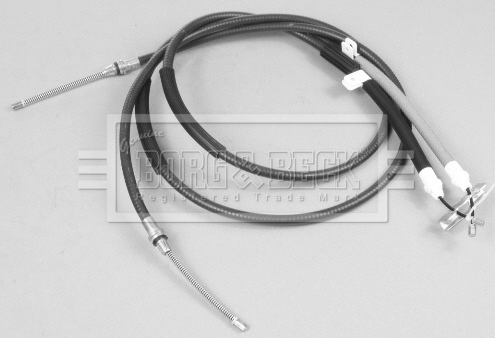 Cablu, frana de parcare BKB2593 BORG & BECK