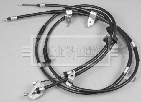 Cablu, frana de parcare BKB3772 BORG & BECK