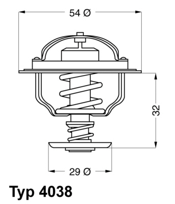 Termostat,lichid racire WAL-403881 MDR